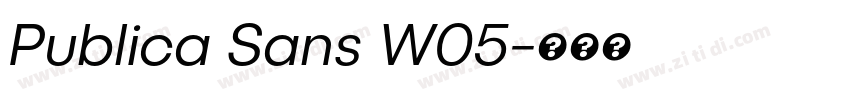 Publica Sans W05字体转换